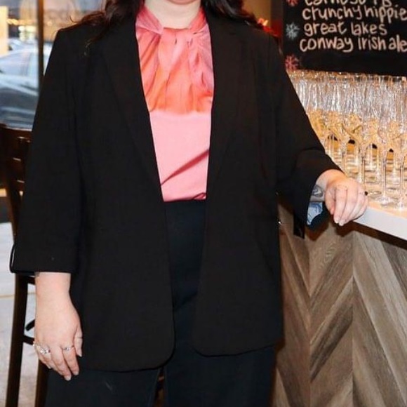 Express Pink Mock Neck Tank - Picture 4 of 5